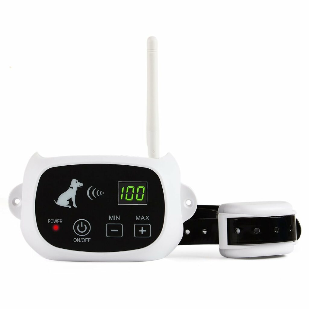 BuddyGate Invisible Dog Fence, Electric Wireless Dog Fence with Collars