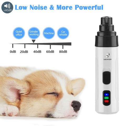 PupFection Dog Nail Grinder Best Electric Dog Nail Clippers for Safe Nail Trimming Pawfect Way