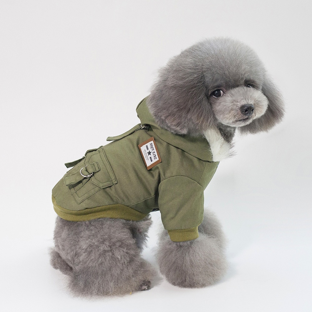 DubboDib Dog Winter jacket with Hoodie Pawfect Way