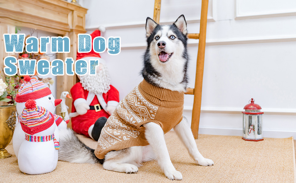 Warm dog deals sweaters coats