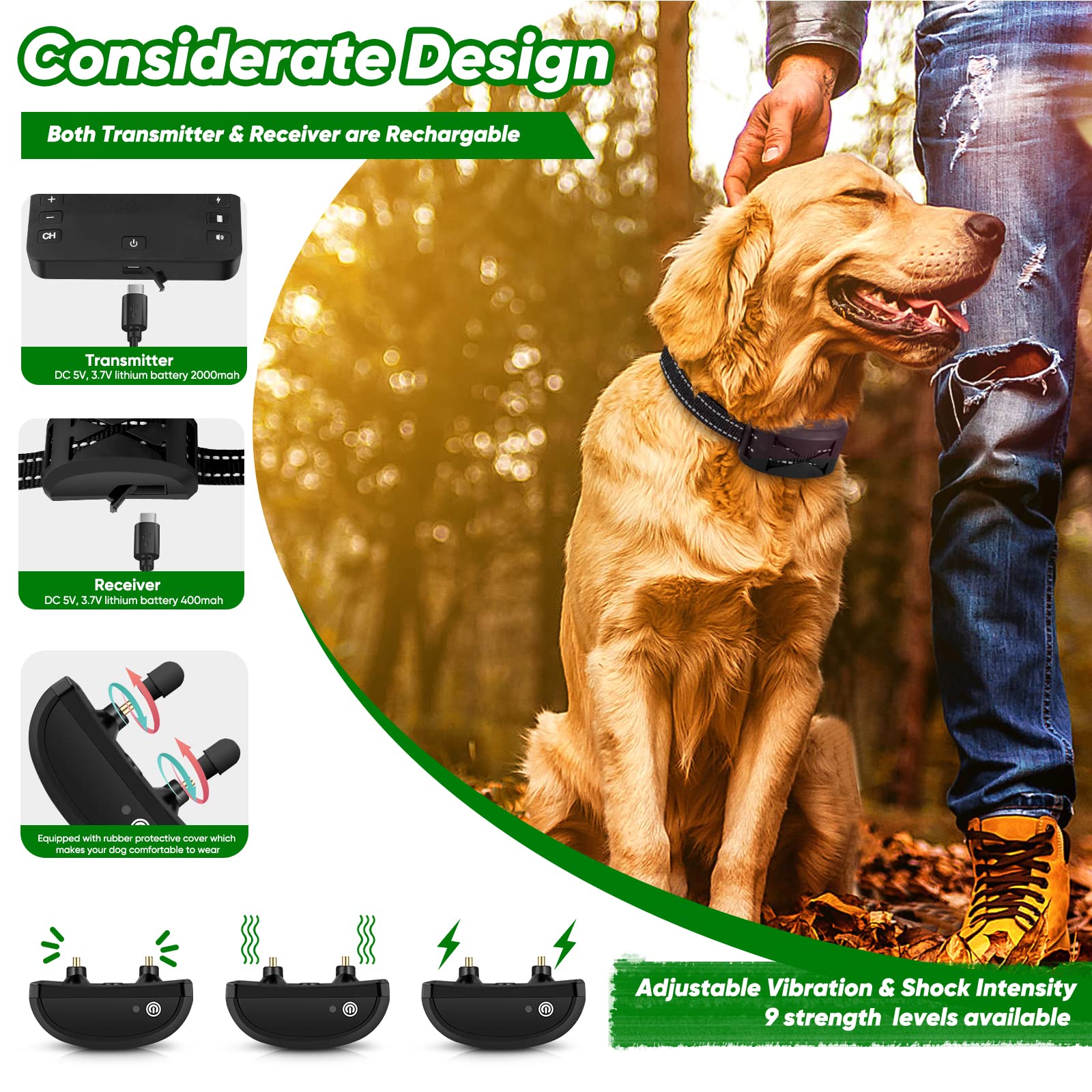 Wireless dog hotsell fence collar