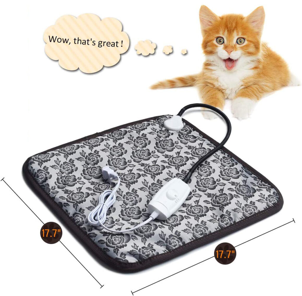 Pet Heating Pad,dog Electric Heating Pad Large Waterproof Heating Pad For  Cats,heated Mat Bed Safety Heating