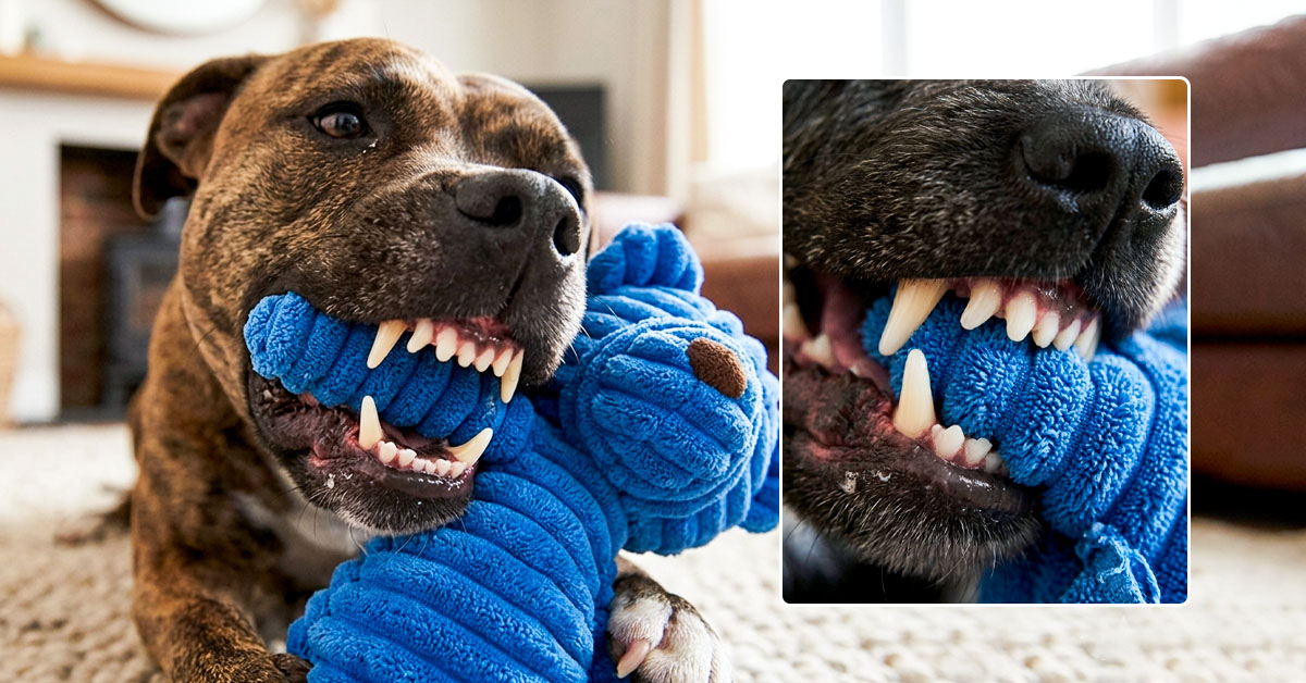 Survives Power Chewers With Reinforced Fiber Structure