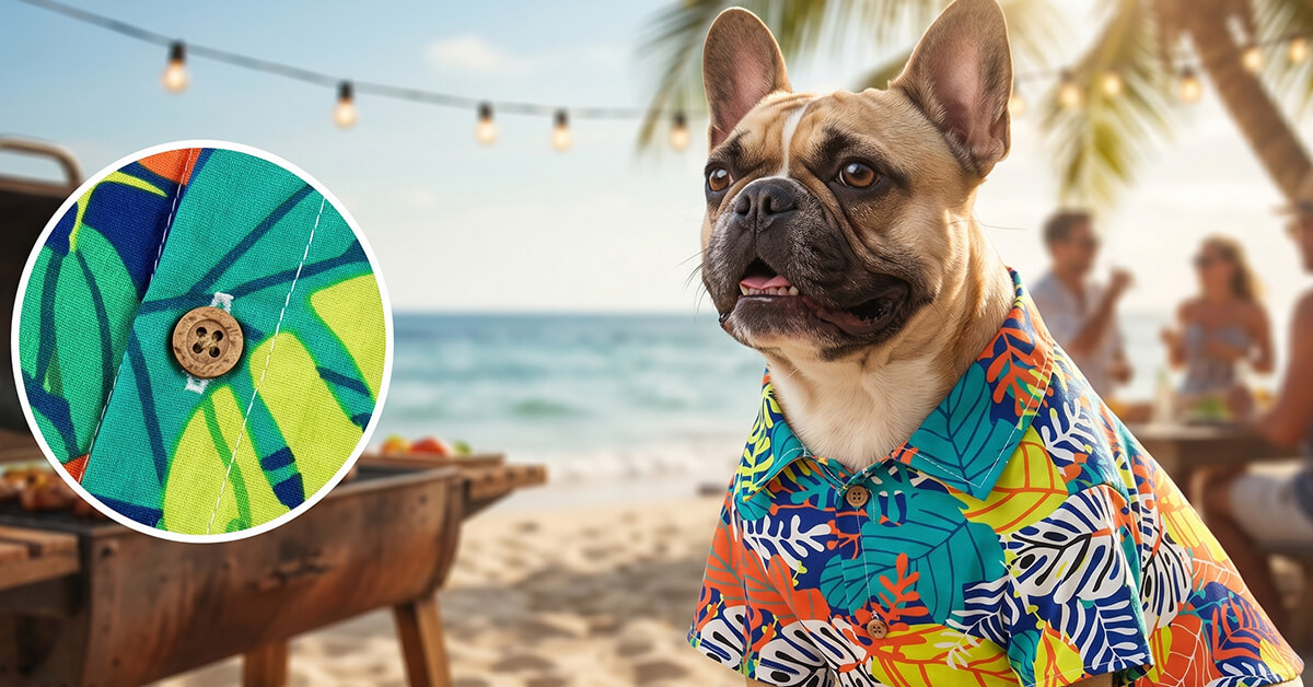 Vibrant Tropical Prints Make Your Pet Stand Out