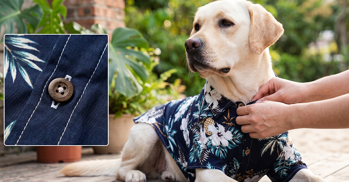 Button-Up Design Ensures Quick, Stress-Free Dressing