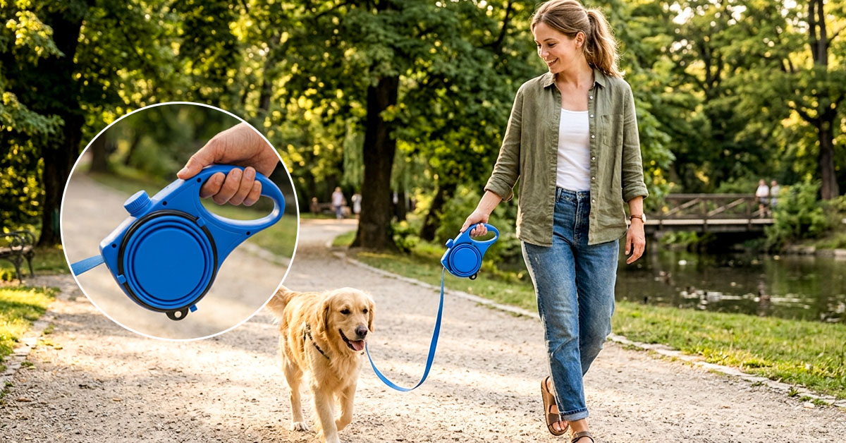 Ergonomic Handle Reduces Strain On Long Walks