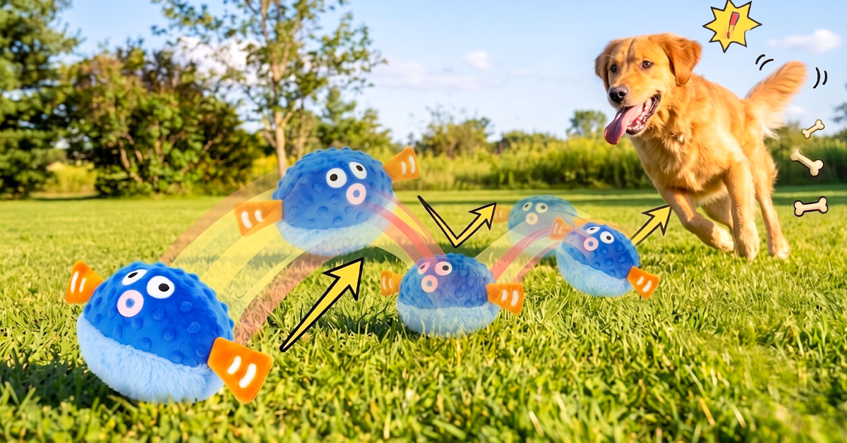 Moves Unpredictably — Dogs Stay Engaged Far Longer