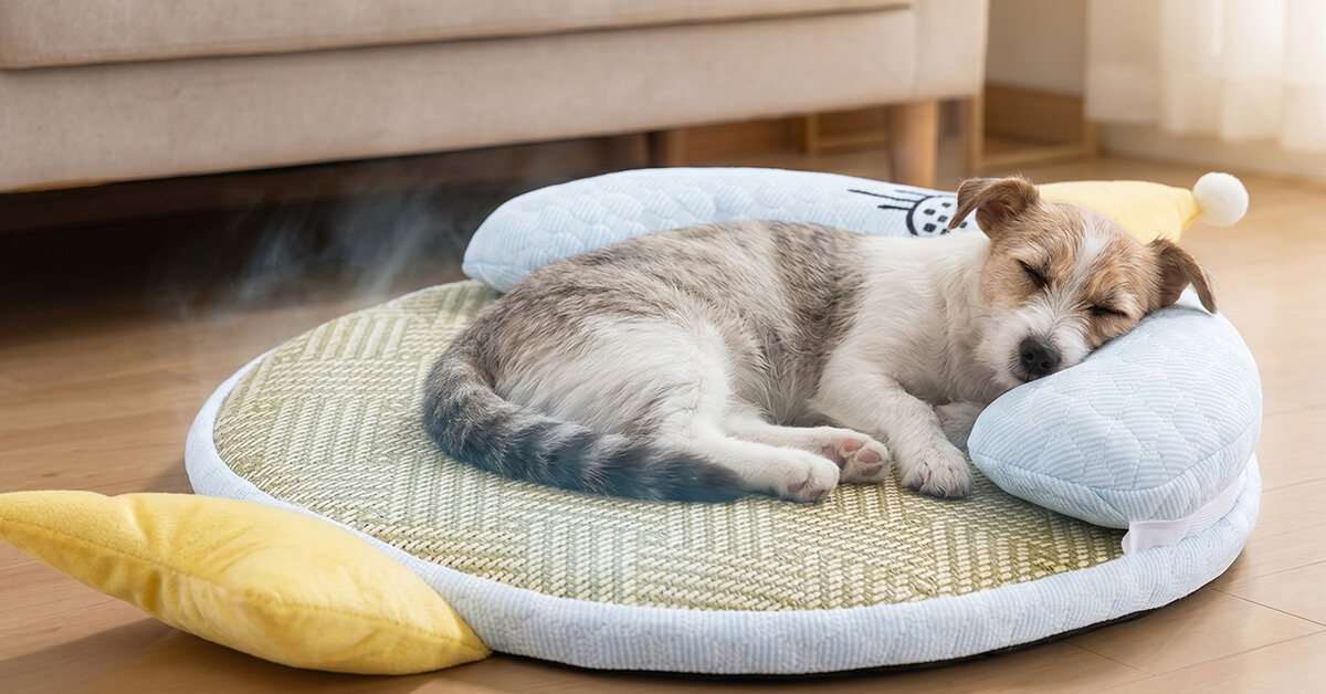 Cools Pets Down on Hot, Uncomfortable Days
