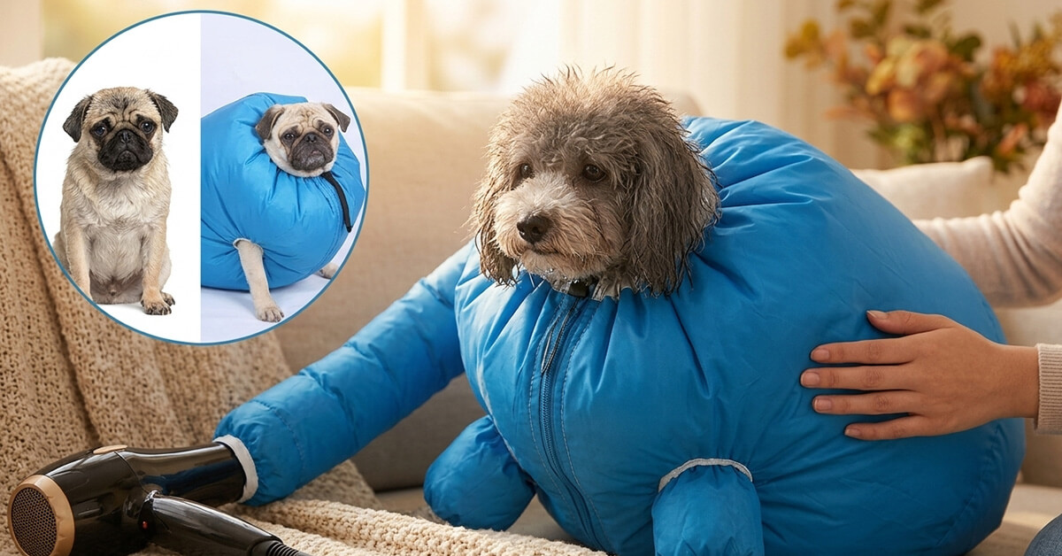 Reduces Cold Risk After Bathing Your Pet