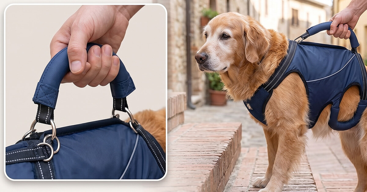 Supports Dogs Climbing Stairs And Entering Cars Easily