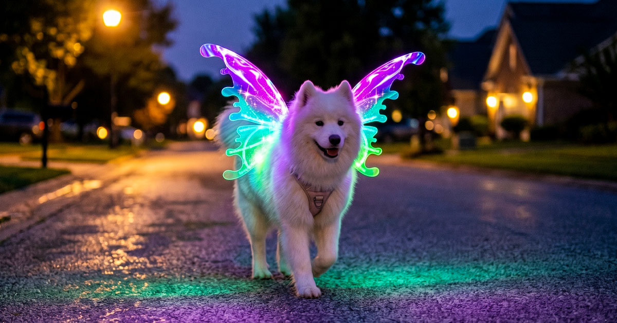 Transforms Your Dog into a Glowing Fairy Instantly