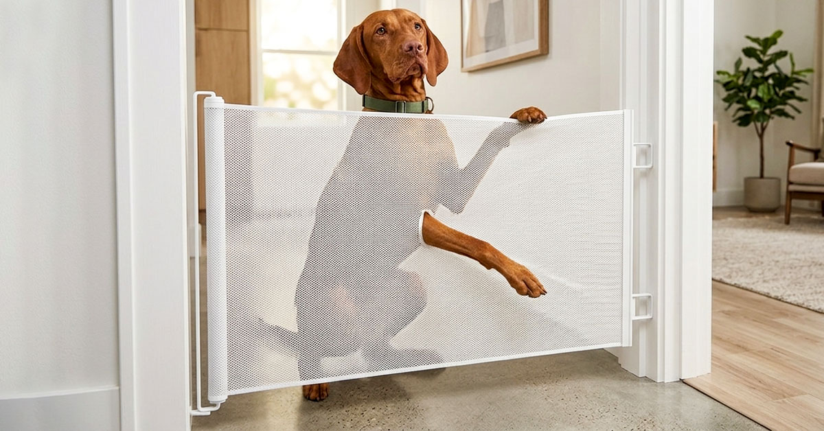 Durable Mesh Fabric Dogs Can't Push Through