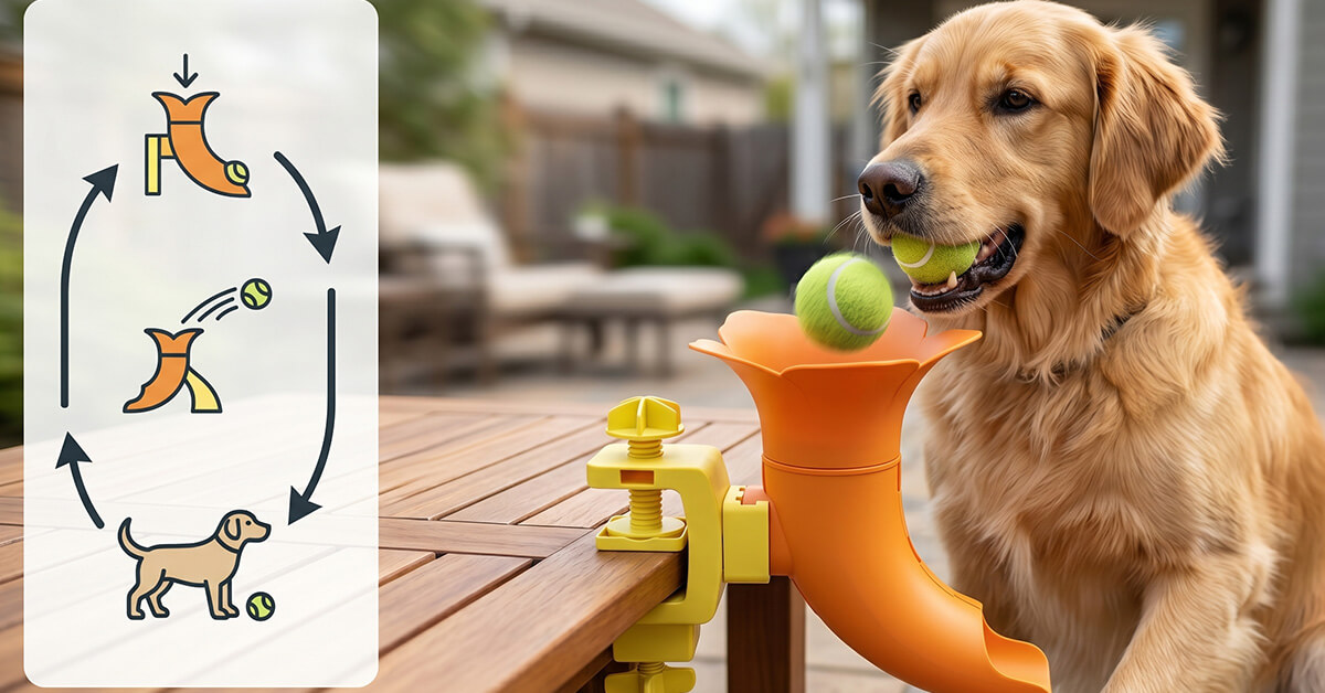 Dogs Self-Load Balls — Endless Independent Play