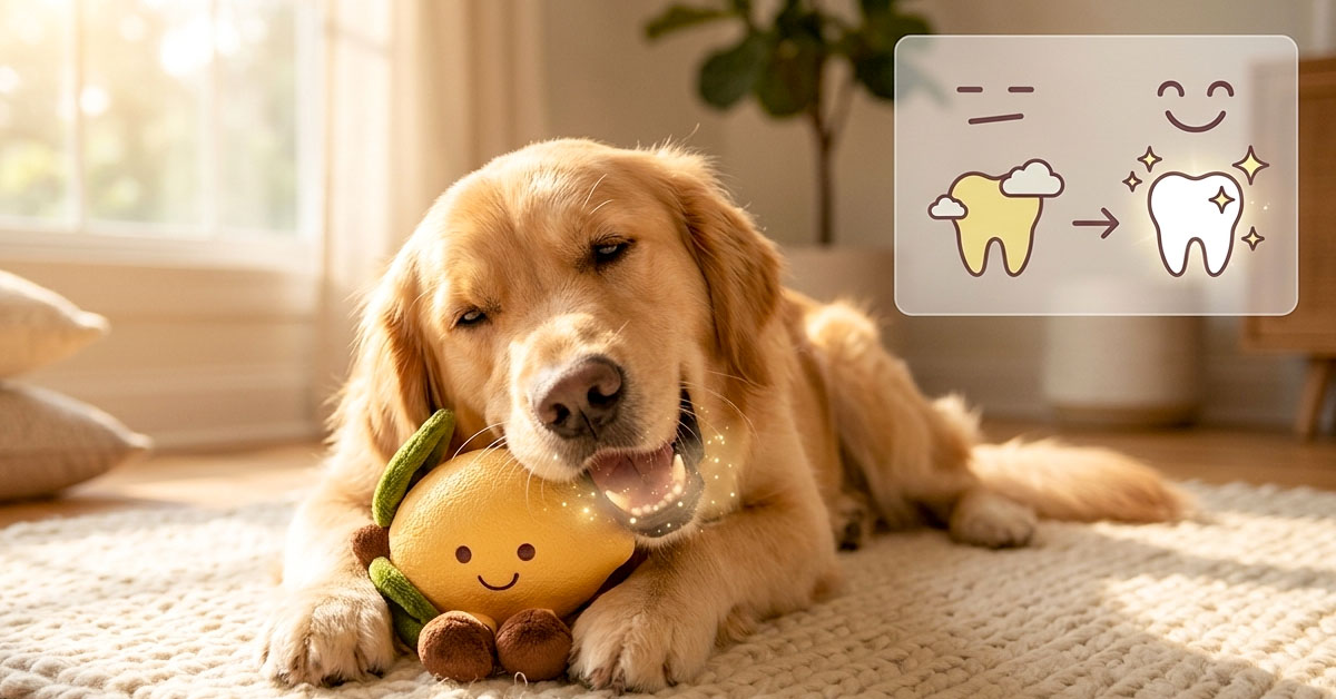Promotes Dental Health Through Playful Chewing Sessions
