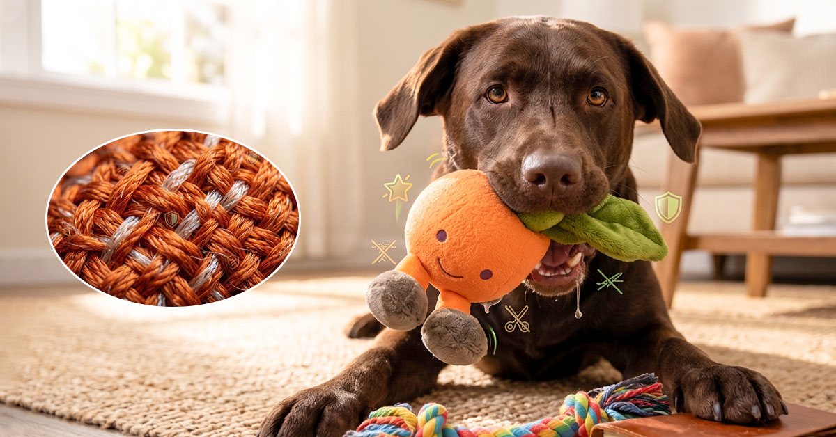 Durable Enough to Withstand Heavy Chewing Daily