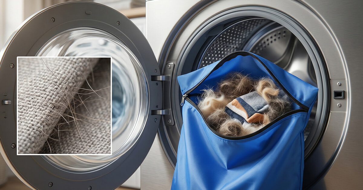 Traps Pet Hair Before It Blocks Your Washer