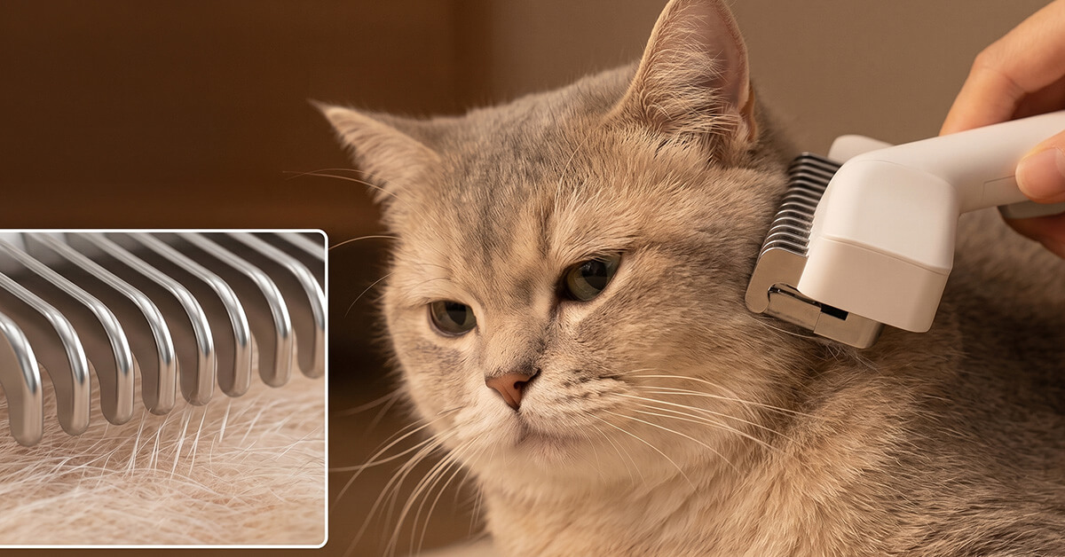 Rounded Teeth Protect Delicate, Sensitive Skin