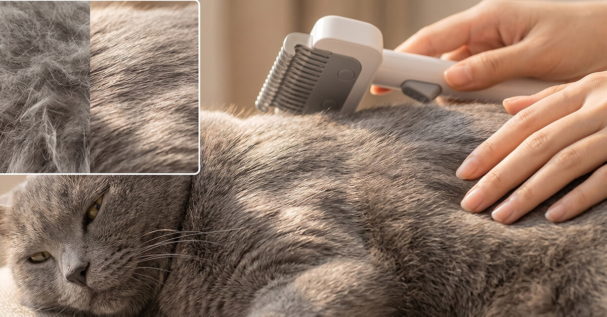Leaves Your Cat's Coat Soft and Shiny