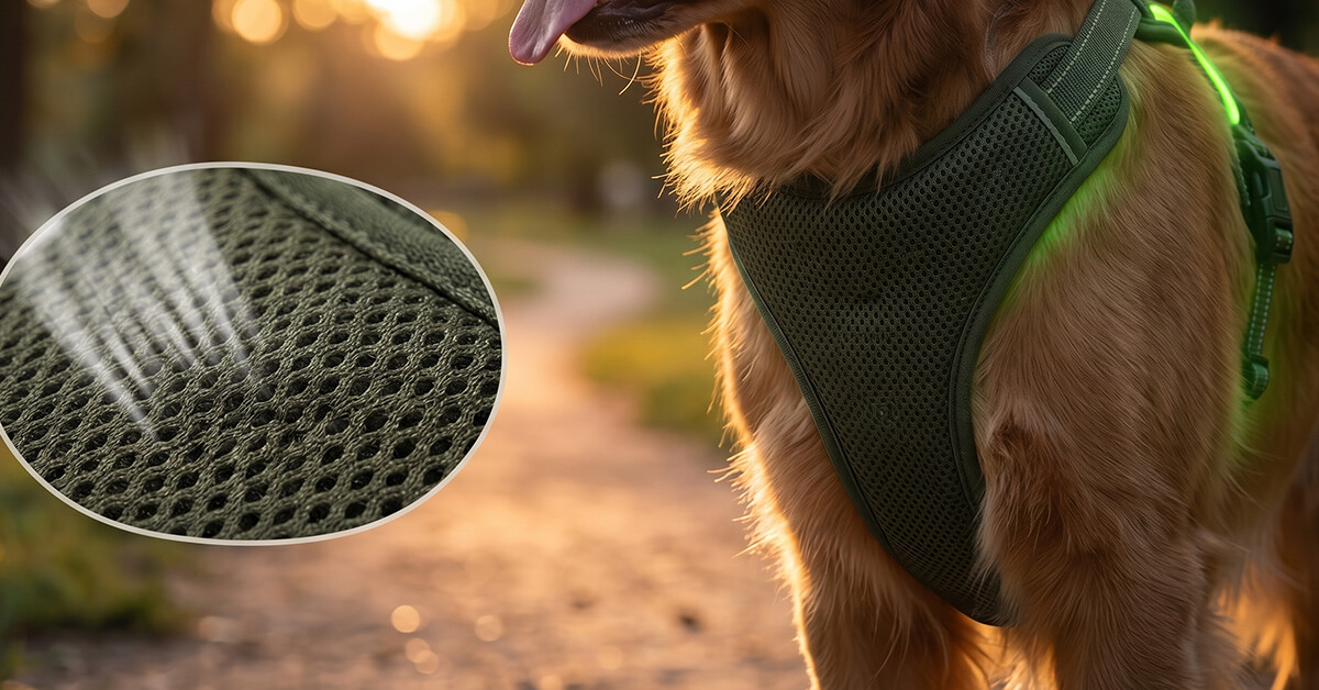 Breathable Mesh Padding Prevents Overheating On Long Walks