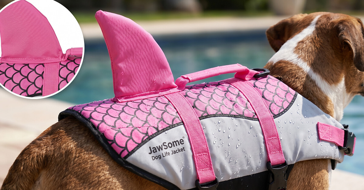 Fun Shark Fin Design Turns Heads Poolside