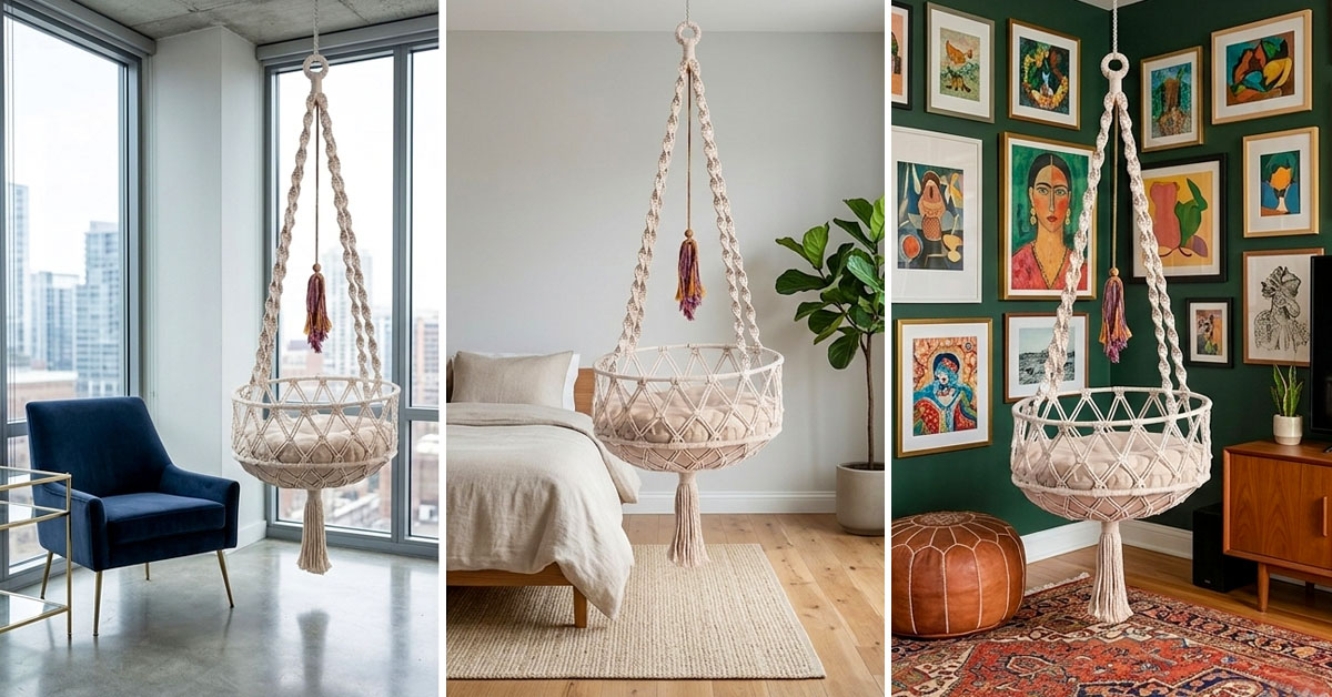 Boho Macrame Design Elevates Any Room's Style Instantly