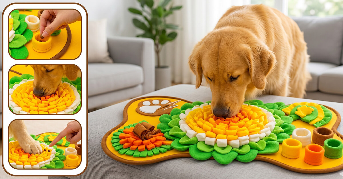 Combines Snuffle Mat, Feeder, And Training