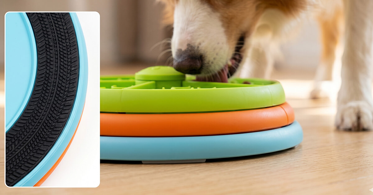 Non-Slip Base Keeps Bowl Stable Always