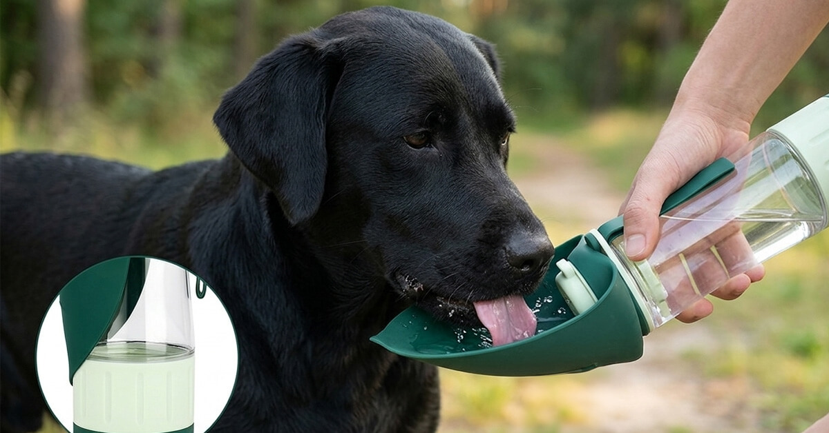 Feeds and Waters Your Pet Simultaneously On-the-Go