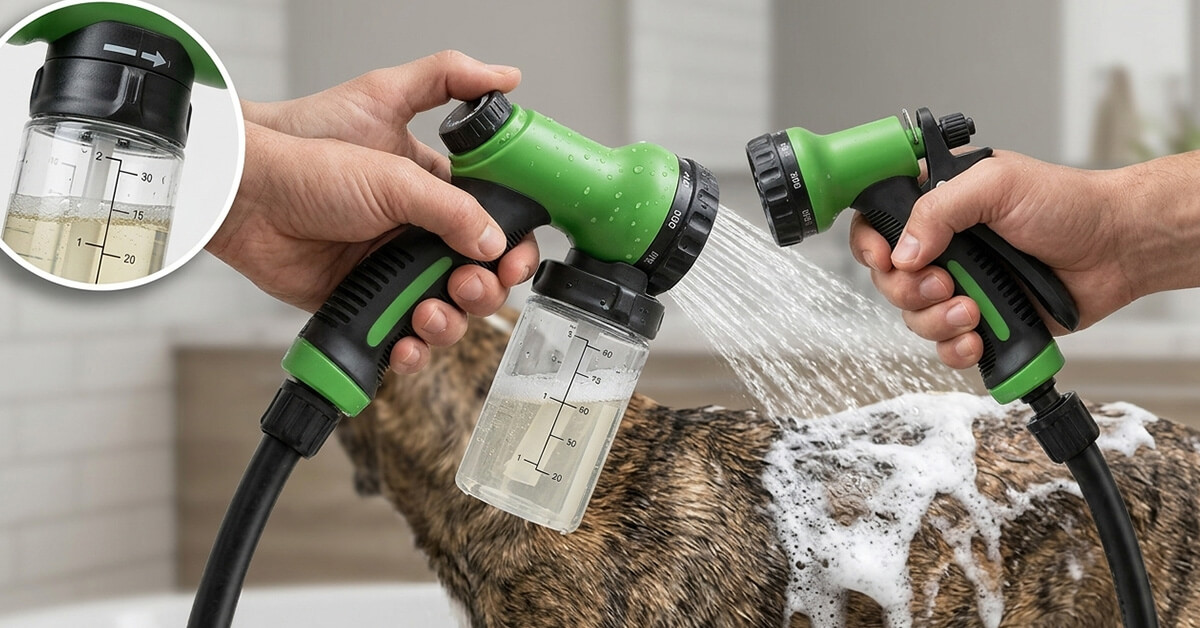 Control Soap And Water With One Hand
