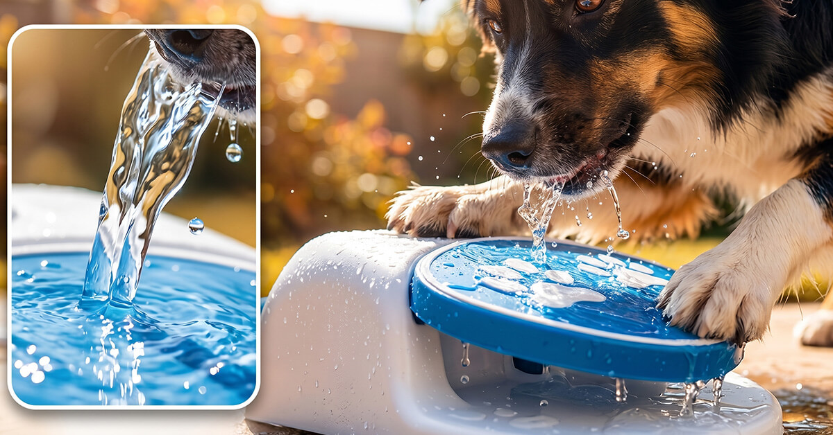 Keeps Dogs Cool and Refreshed All Summer
