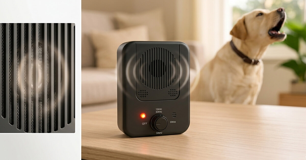 Stops Excessive Barking With Gentle Ultrasonic Signals