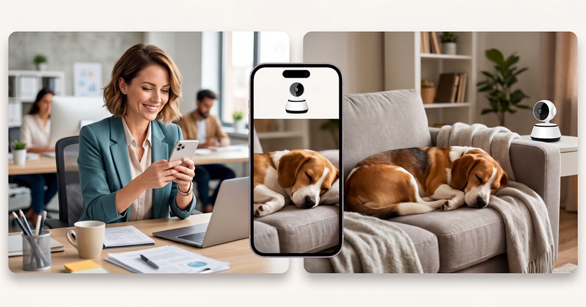 Monitor Pets Remotely Via Smartphone Anytime