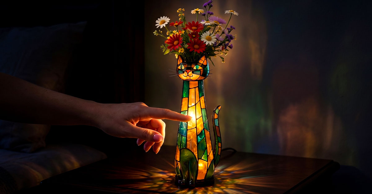 Tap-Control Activates Warm, Soothing Light