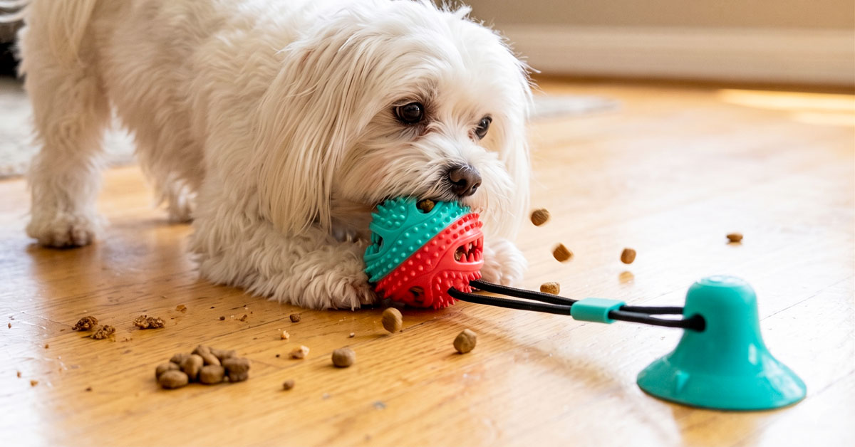 Dispenses Treats To Stimulate Mental Enrichment