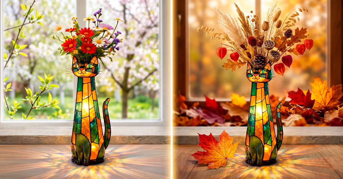 Holds Fresh or Dried Flowers Beautifully