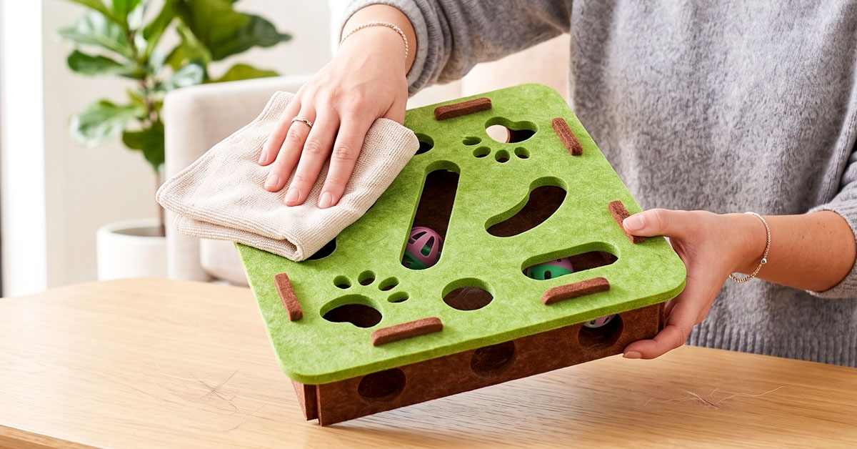 Wipe-Clean Surface Makes PawMaze Effortlessly Maintainable