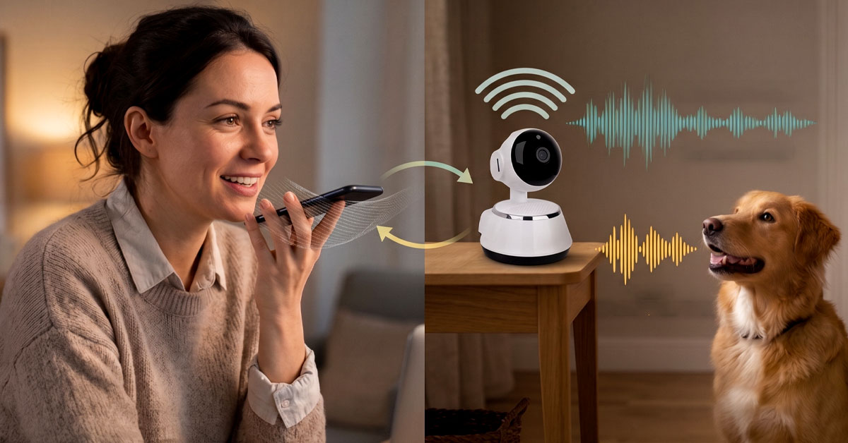 Talk to Pets With Two-Way Audio