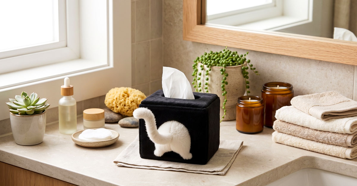 Transforms Bathroom Counters Into Whimsical Decor