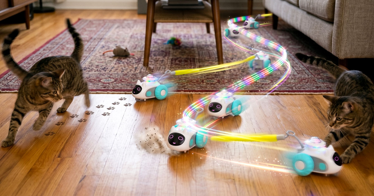 Reduces Boredom, Anxiety, and Destructive Pet Behavior