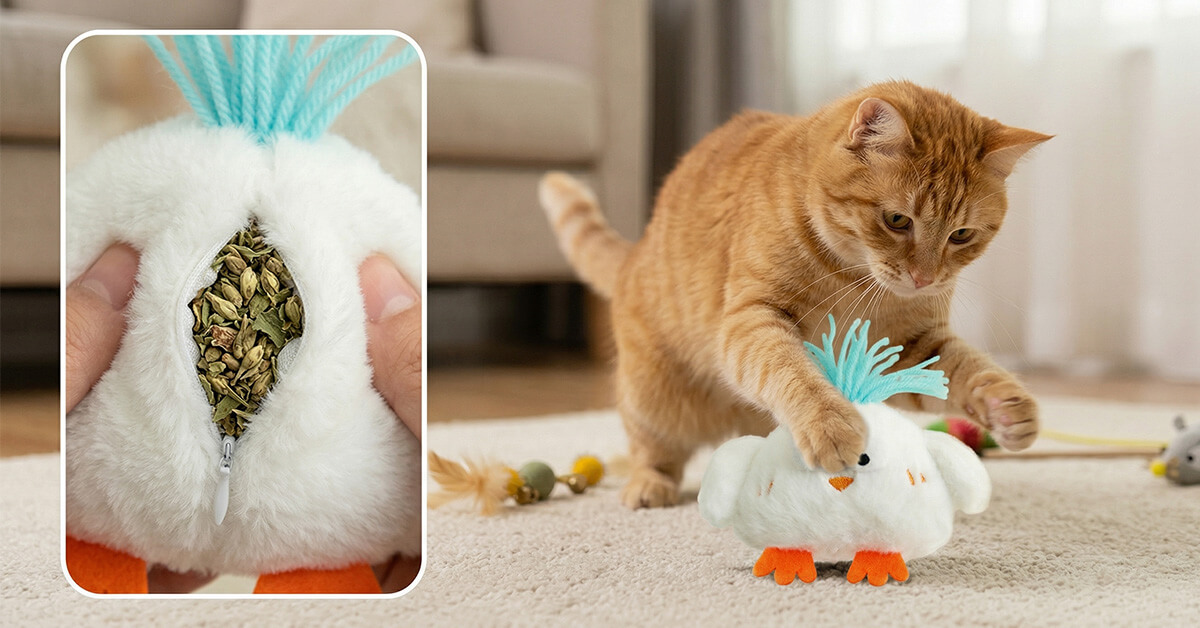 Organic Catnip Triggers Euphoric Play and Exercise