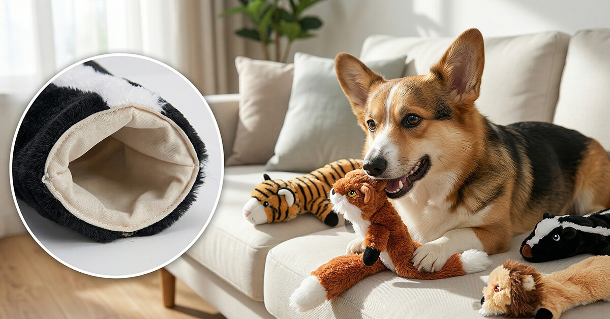 Zero Stuffing Means Zero Choking Hazards