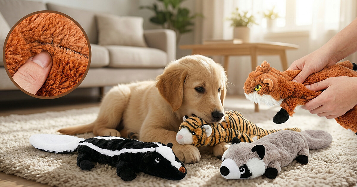 Non-Toxic Premium Plush Fabric — Safe and Soft