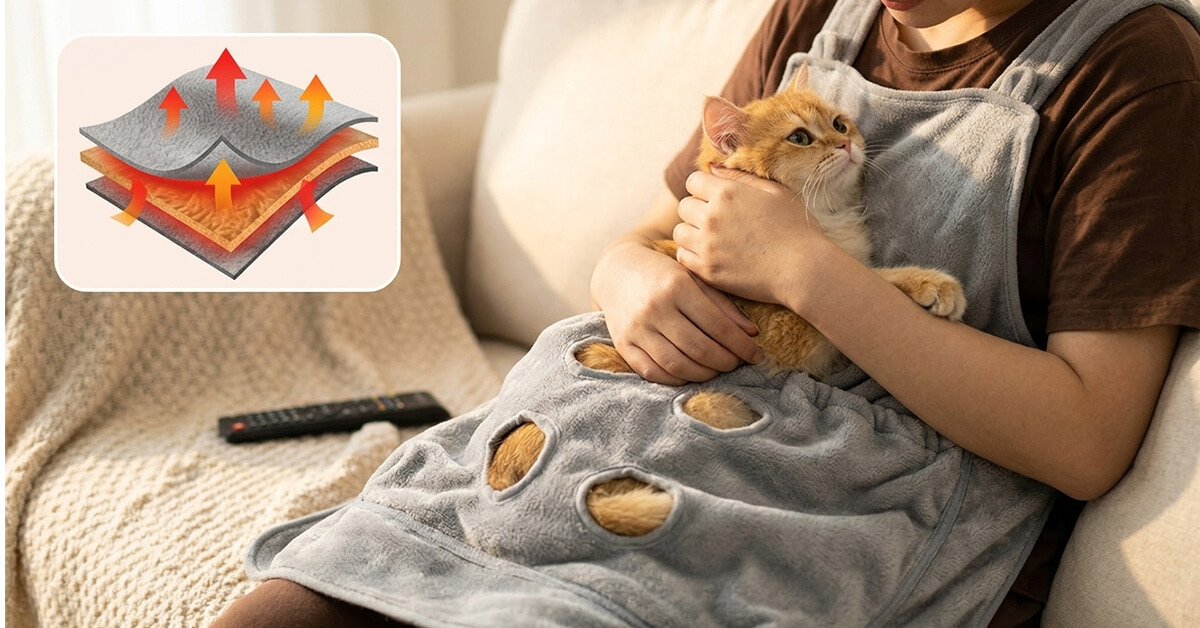 Keeps You and Your Pet Warm Together