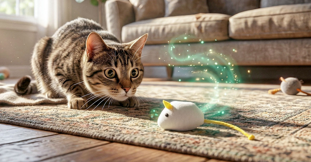 Stimulates Cats With Real Catnip Inside Each Mouse