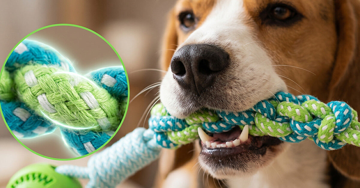 Safe, Non-Toxic Materials Gentle On Dog Teeth