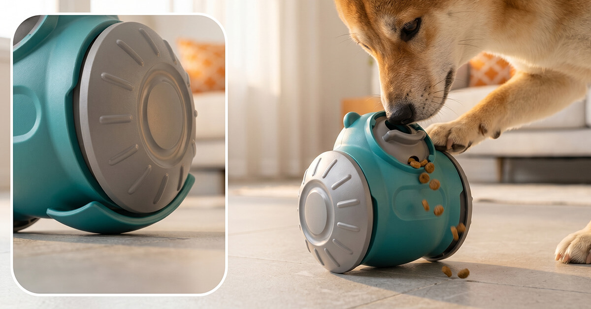 Engages Pets With Self-Balancing Tumbler Movement