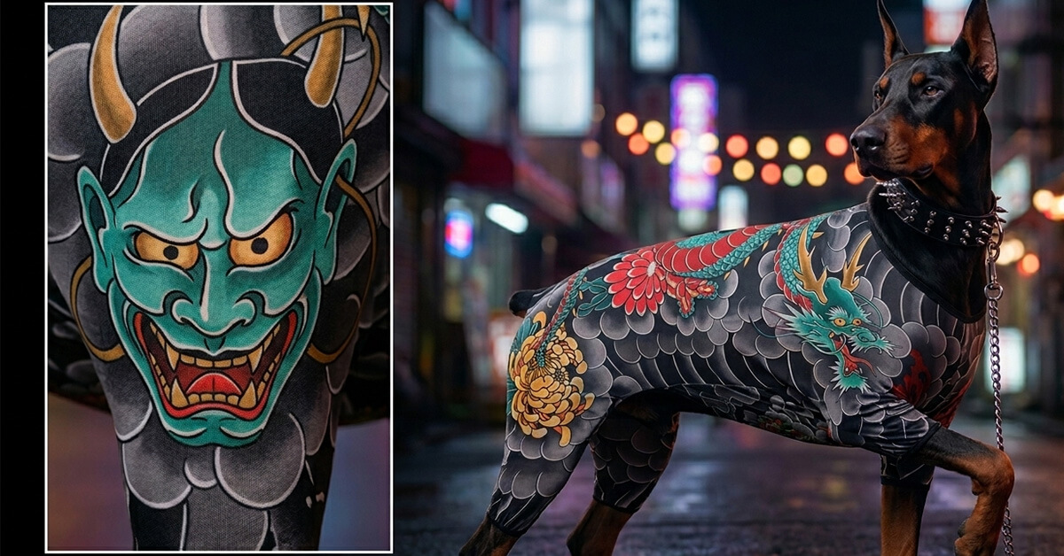 Humorous Yakuza Paws Design Boosts Pet Charm