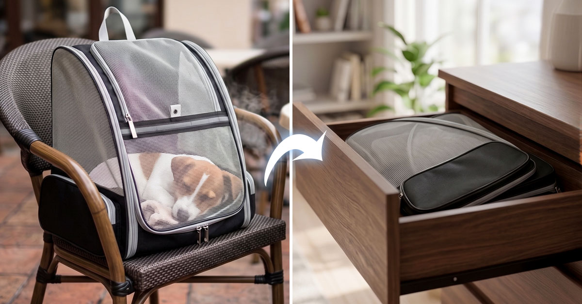 Foldable Design Saves Space When Not Used