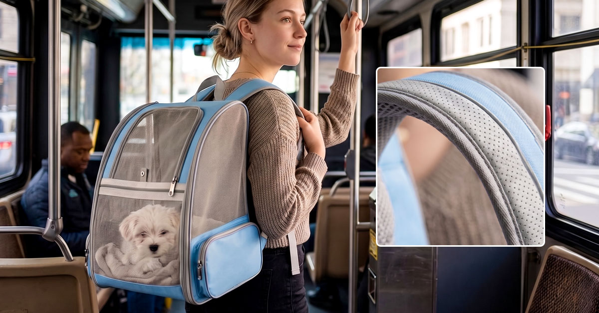 Padded Straps Reduce Shoulder And Back Pressure