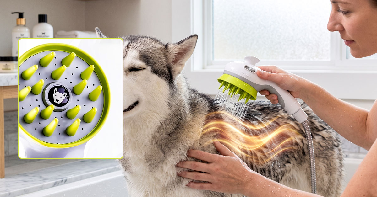 Soft Silicone Brush Reduces Shedding and Boosts Circulation